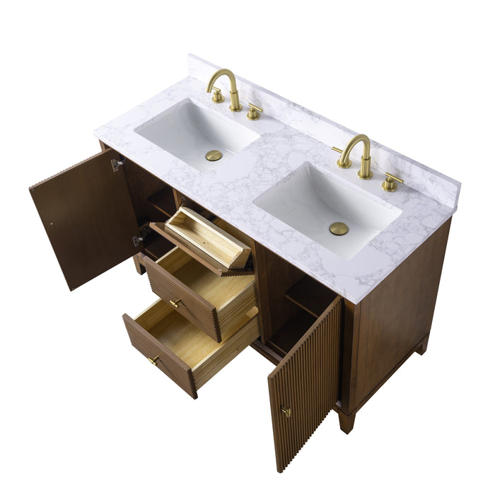 Linear Walnut / Golden Brushed