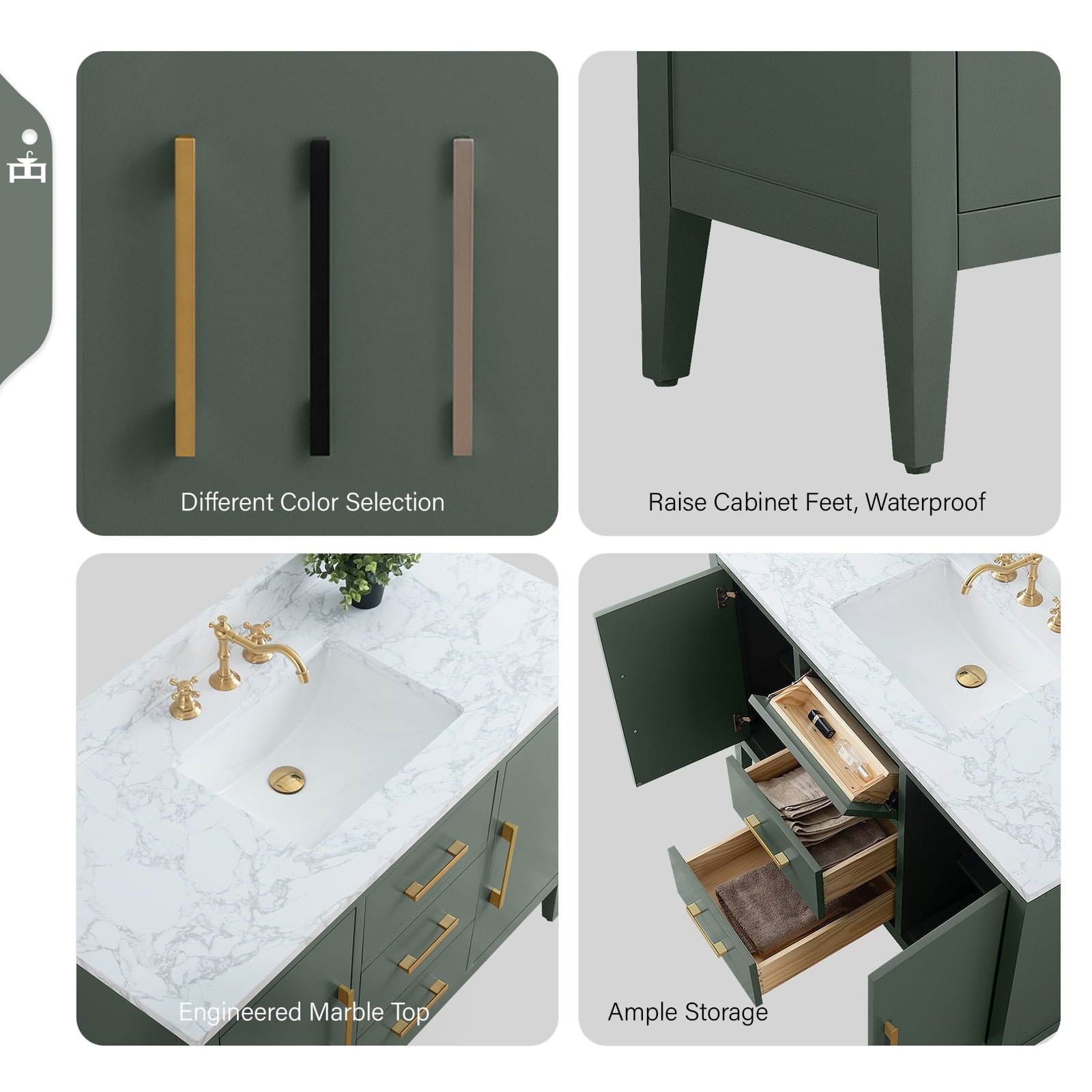 Vintage Green / Matte Black