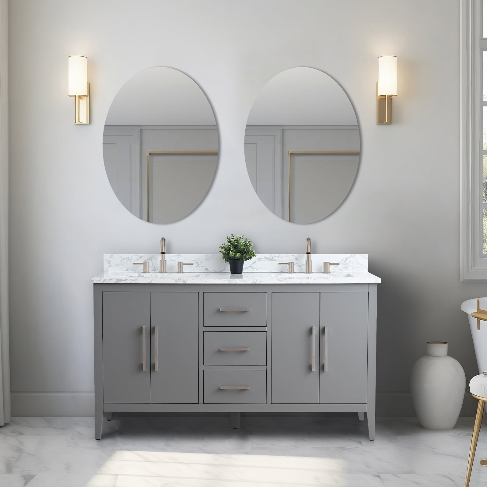 Cashmere Gray / Brushed Nickel