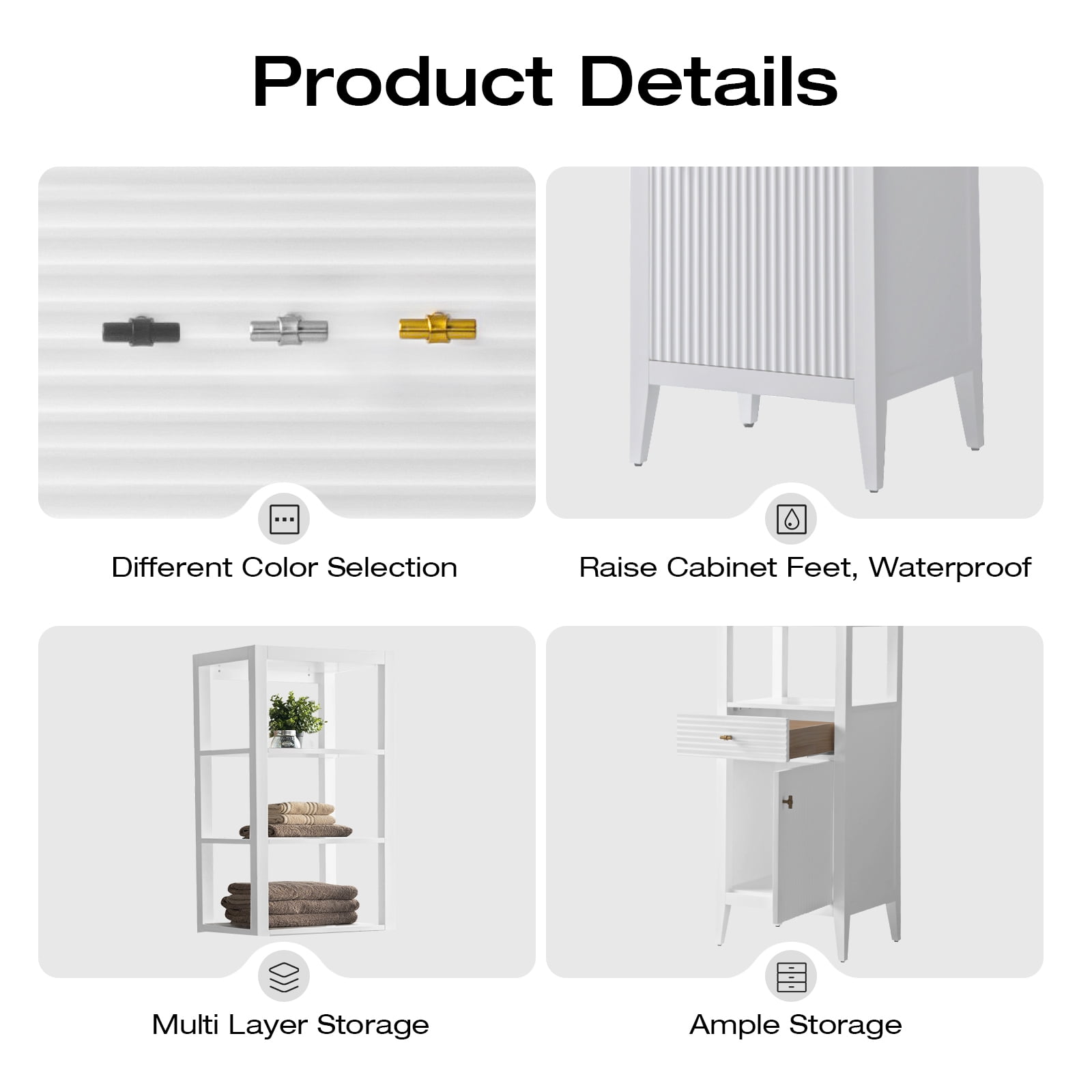 Linear White / Matte Black