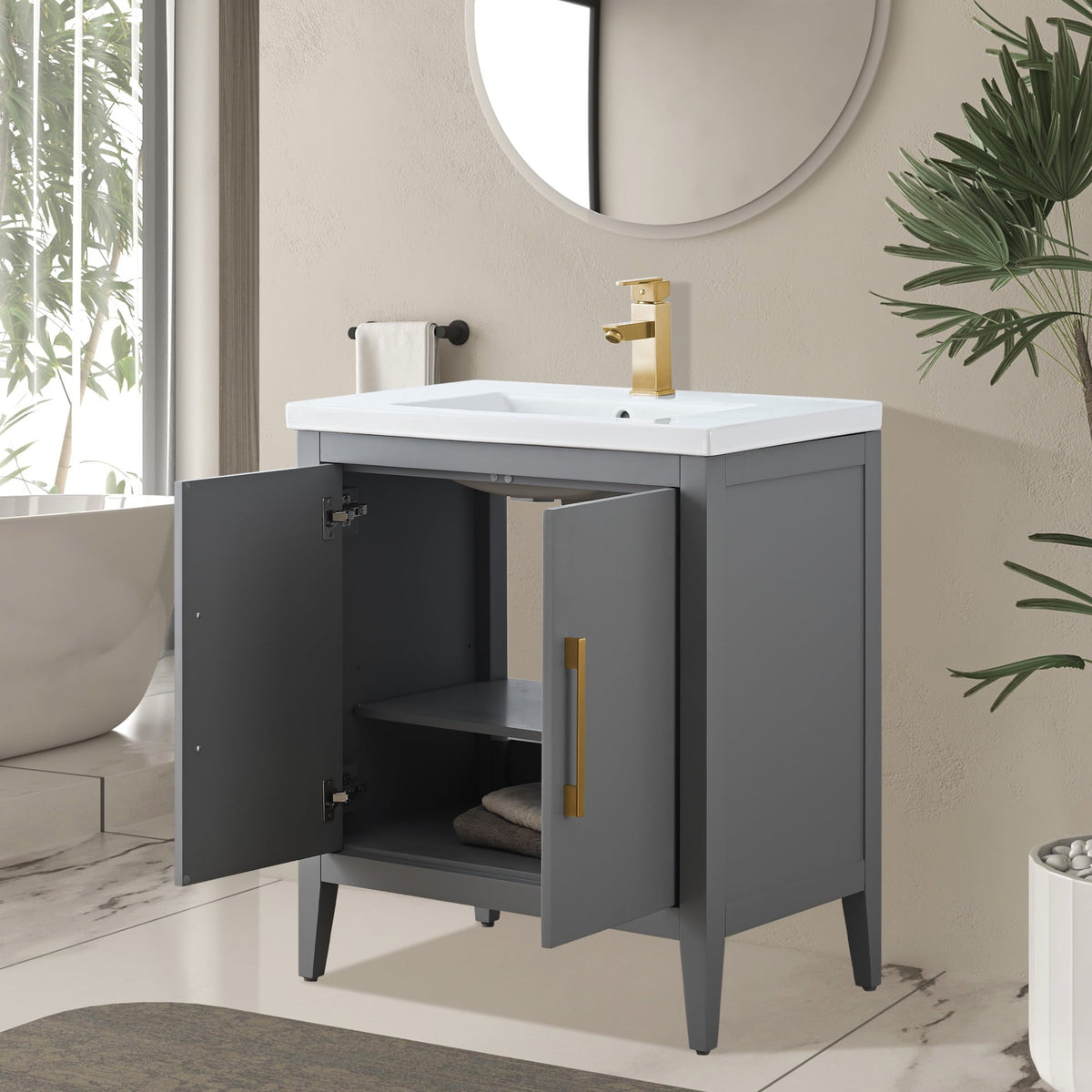 Cashmere Gray / Golden Brushed