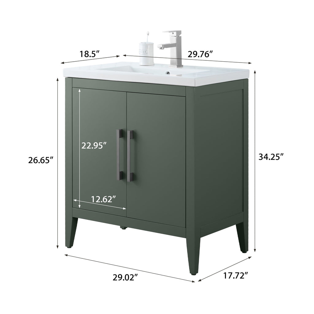 Vintage Green / Brushed Nickel