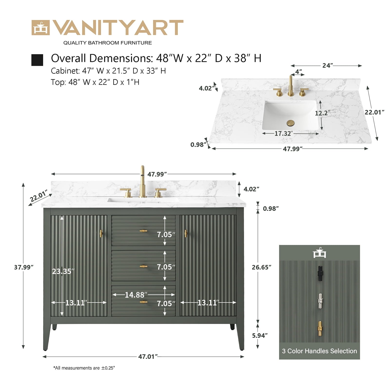 Linear Vintage Green / Matte Black