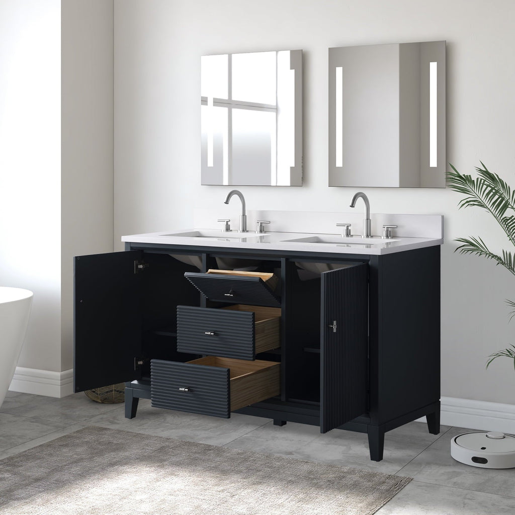 Linear Vintage Spruce Blue / Brushed Nickel