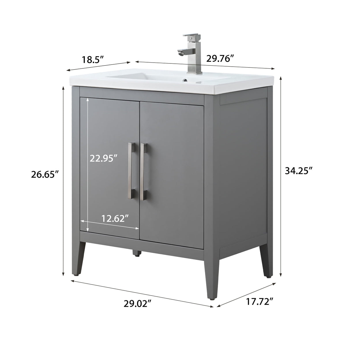 Cashmere Gray / Brushed Nickel