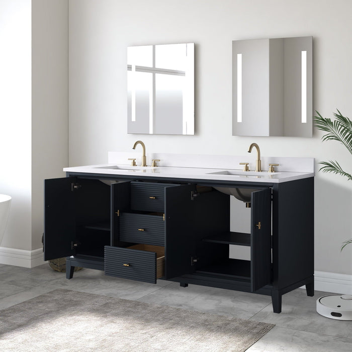 Linear Vintage Spruce Blue / Brushed Nickel