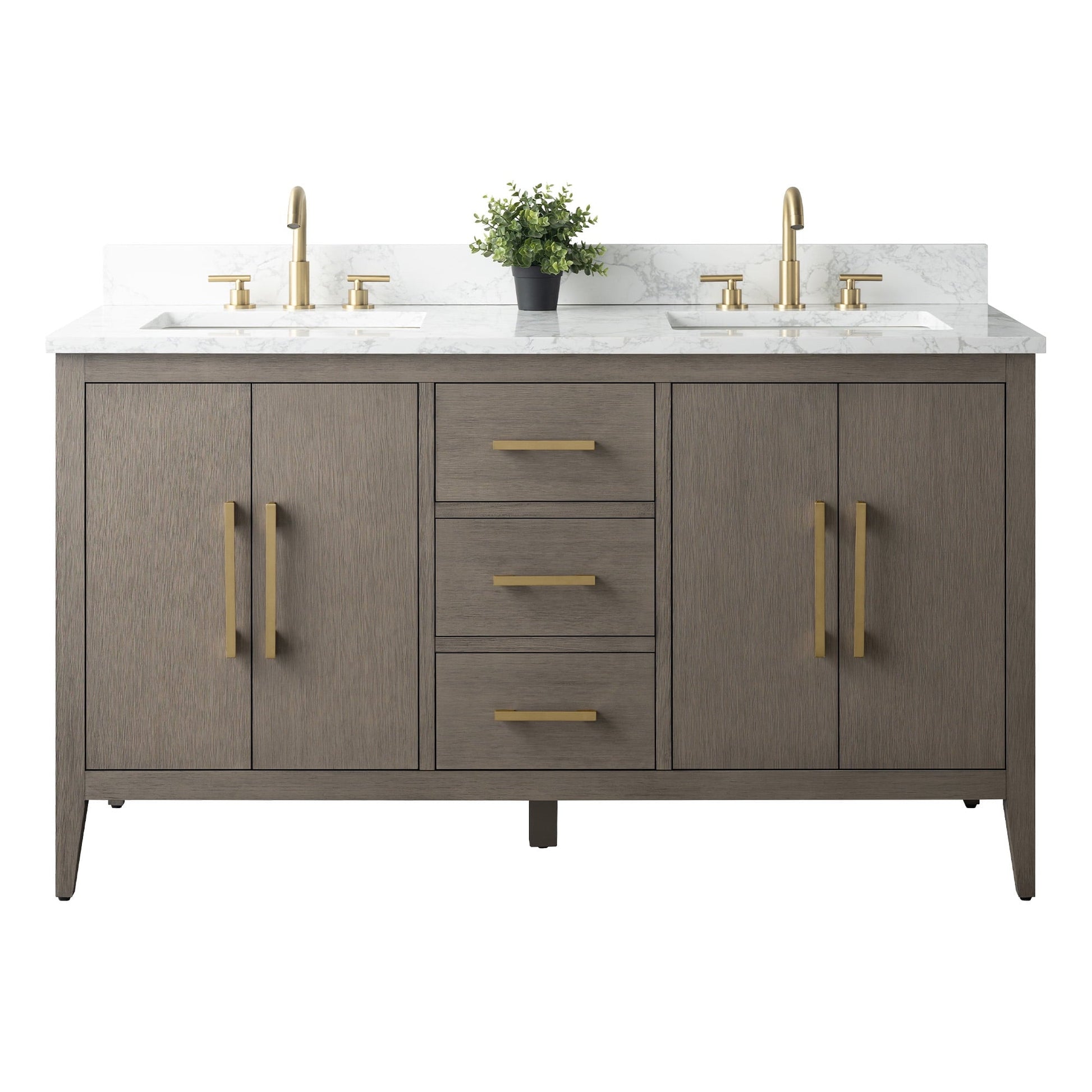 Driftwood Gray / Golden Brushed