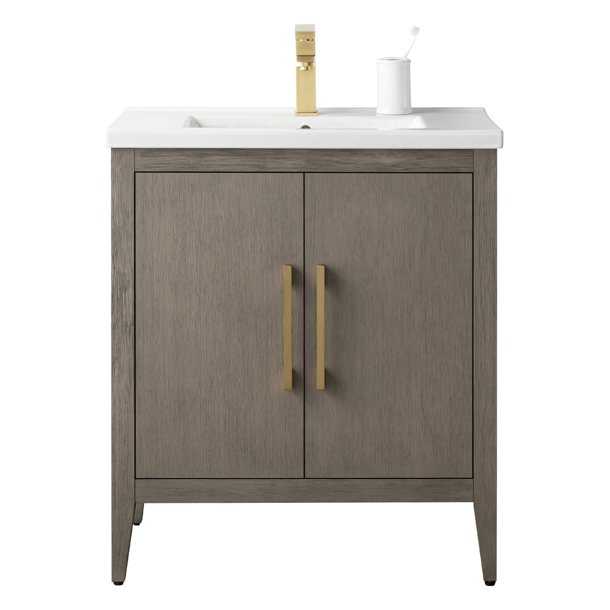 Driftwood Gray / Golden Brushed
