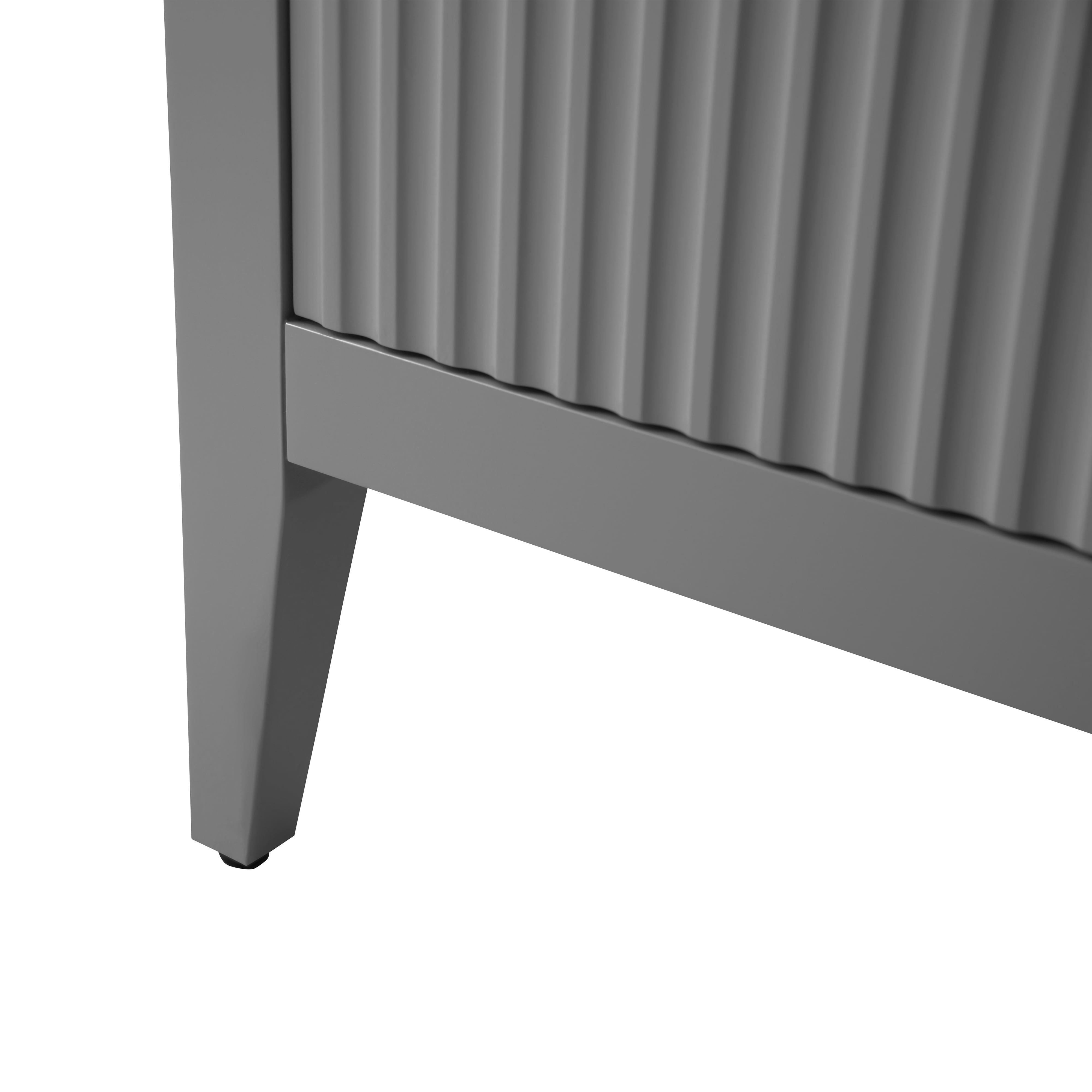 Linear Cashmere Gray / Matte Black