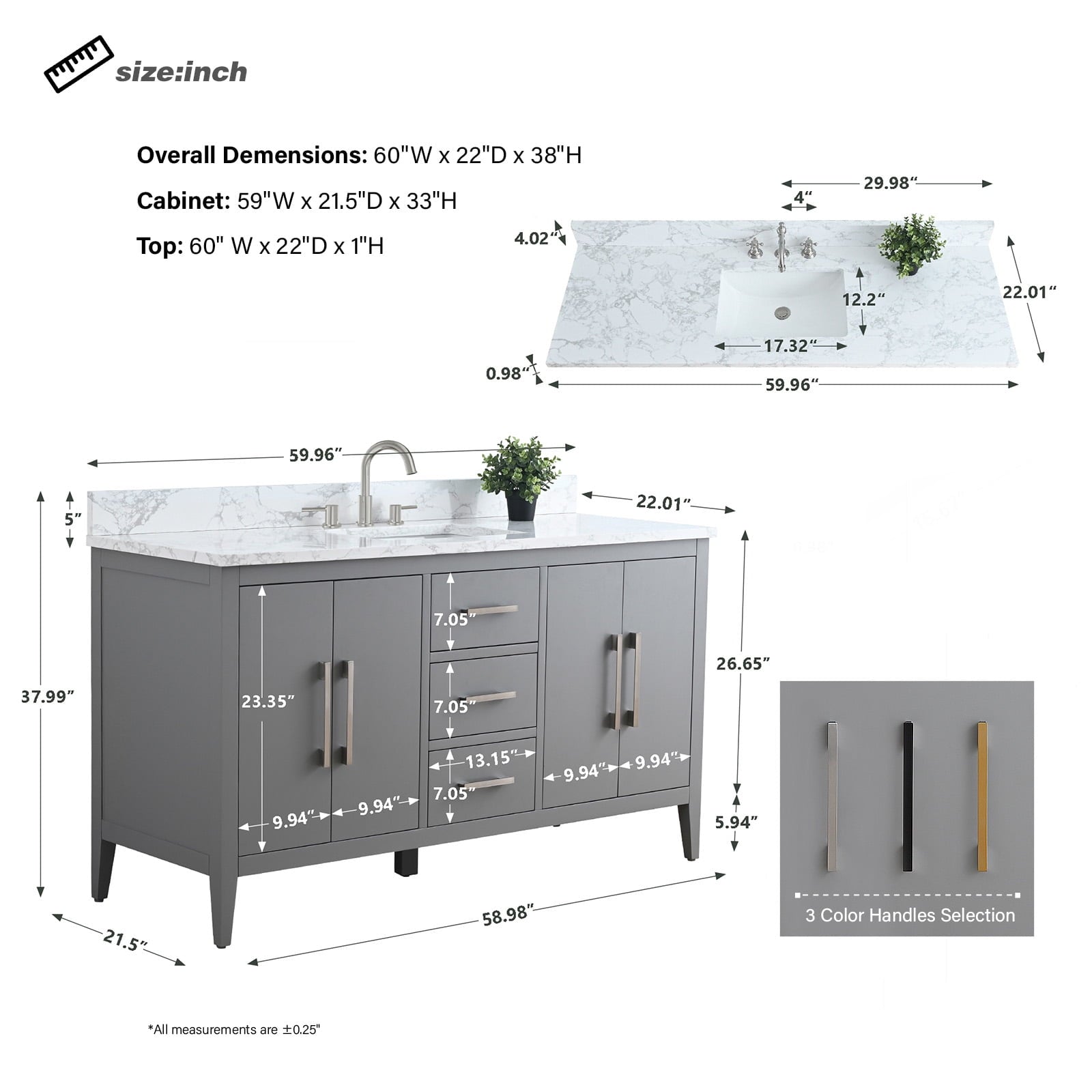 Cashmere Gray / Matte Black