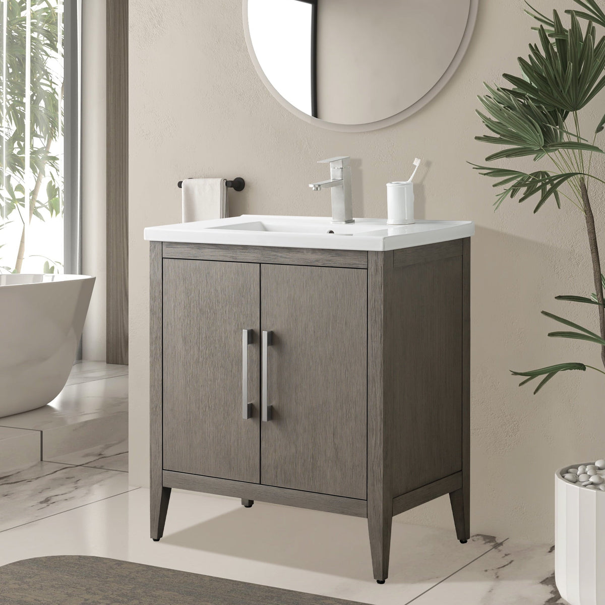 Driftwood Gray / Brushed Nickel