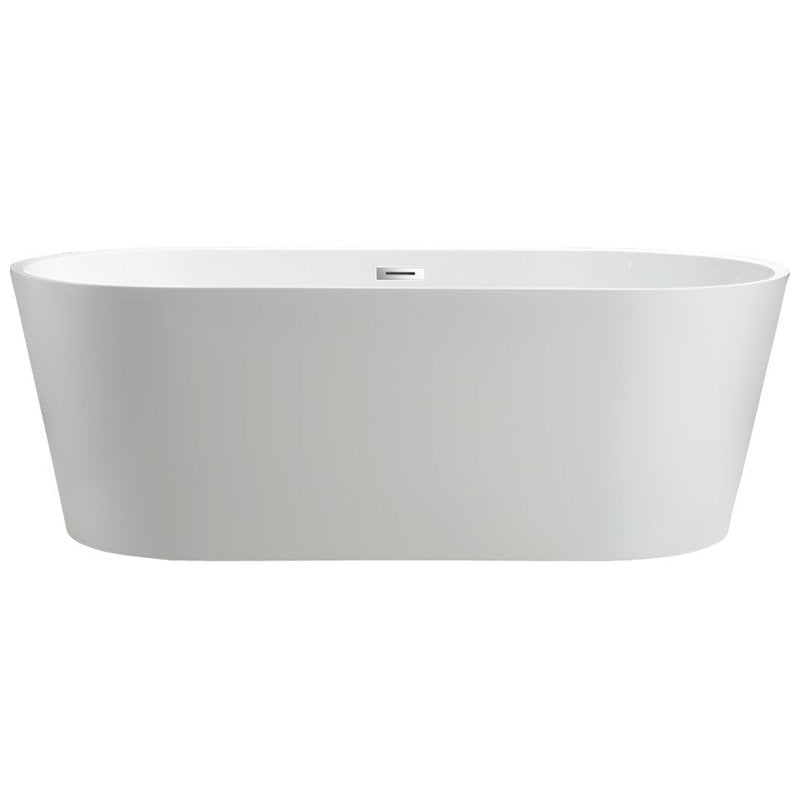 White / Polished Chrome