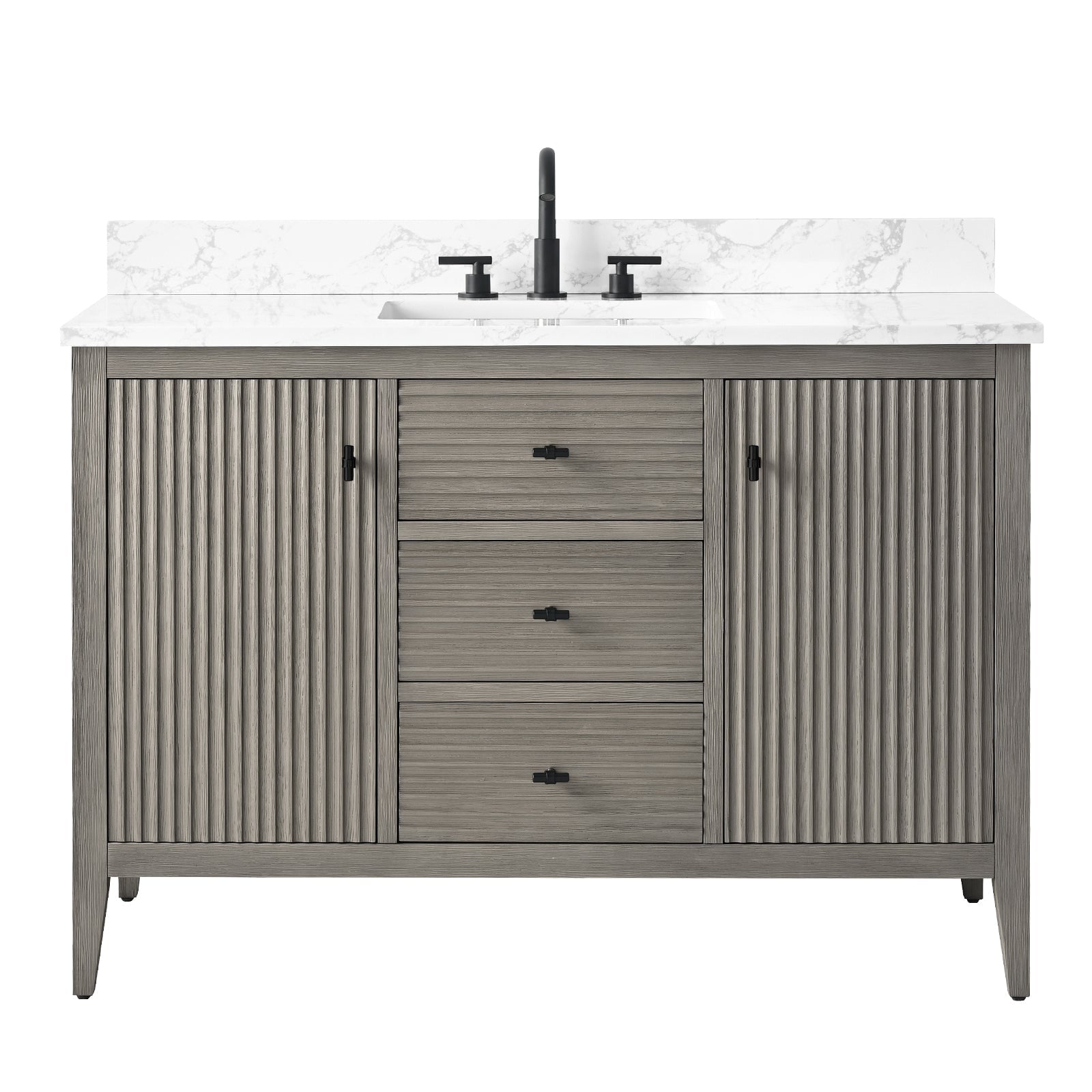 Linear Driftwood Gray / Matte Black