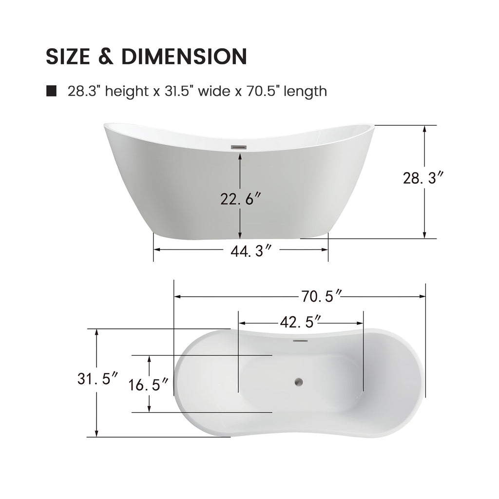 White / Brushed Nickel
