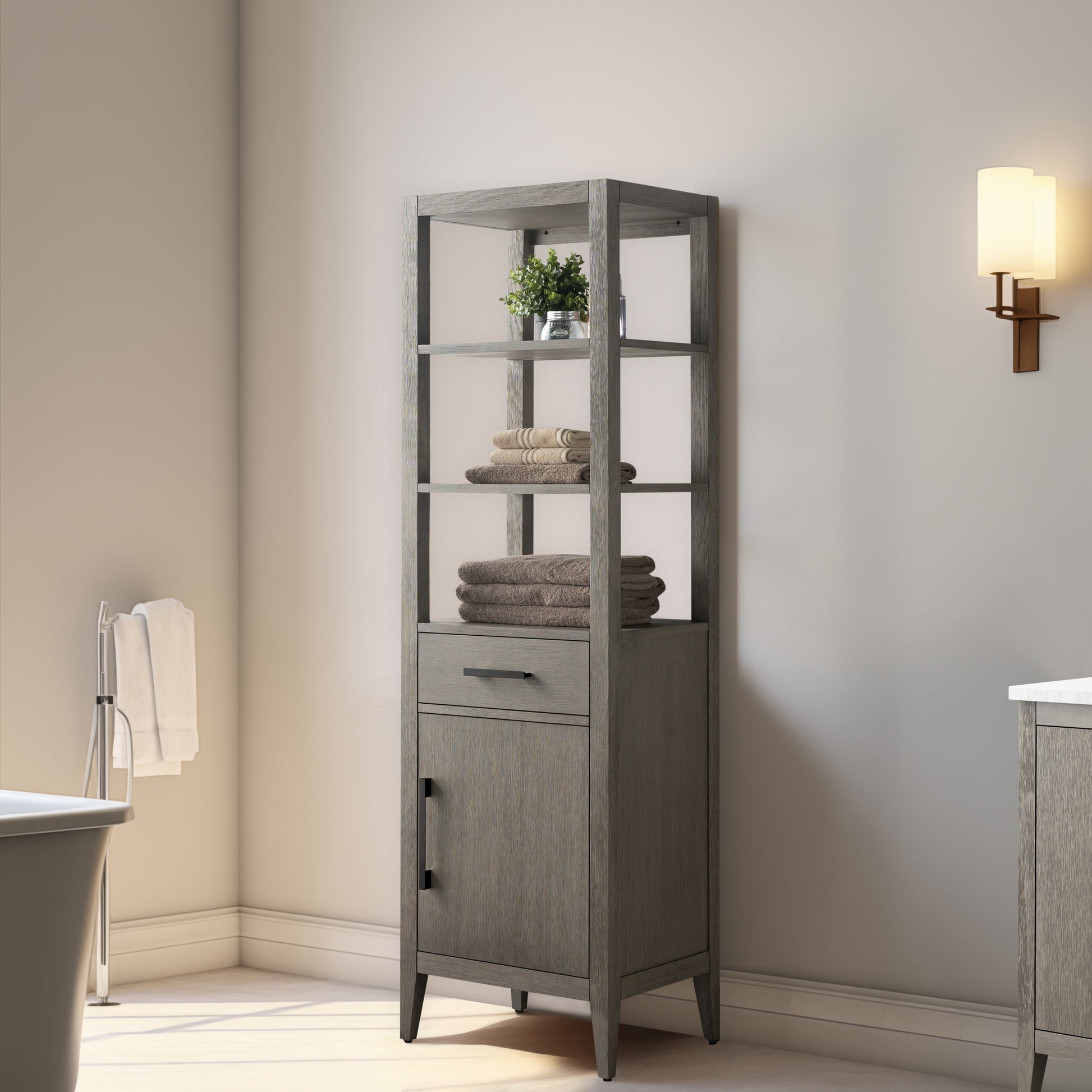 Driftwood Gray / Matte Black