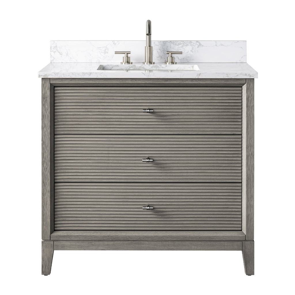 Linear Driftwood Gray / Brushed Nickel