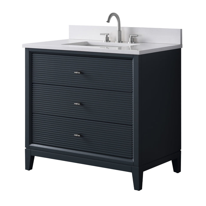 Linear Vintage Spruce Blue / Brushed Nickel