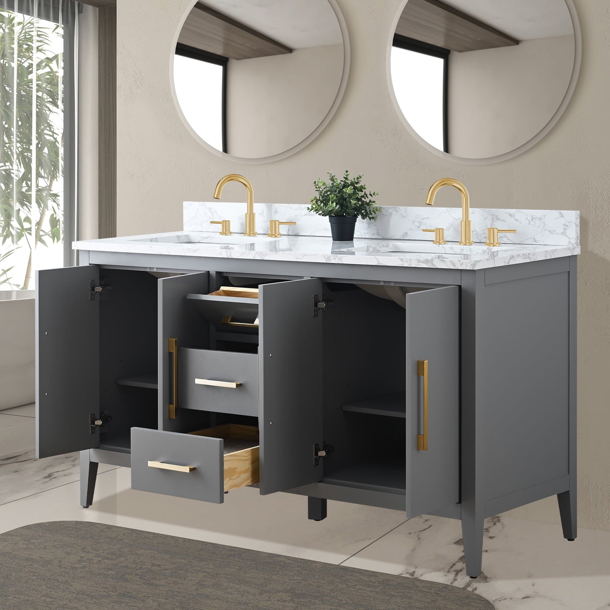 Cashmere Gray / Golden Brushed