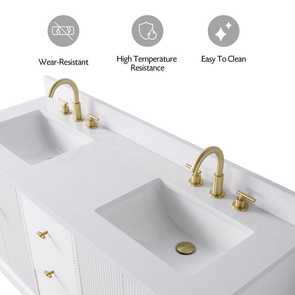 Linear White / Brushed Nickel