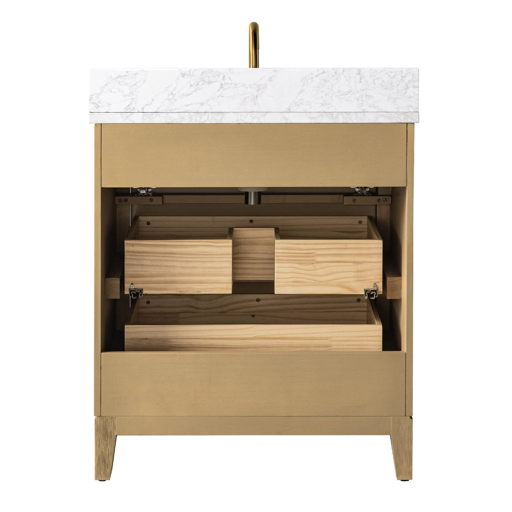 Linear Natural Oak / Golden Brushed