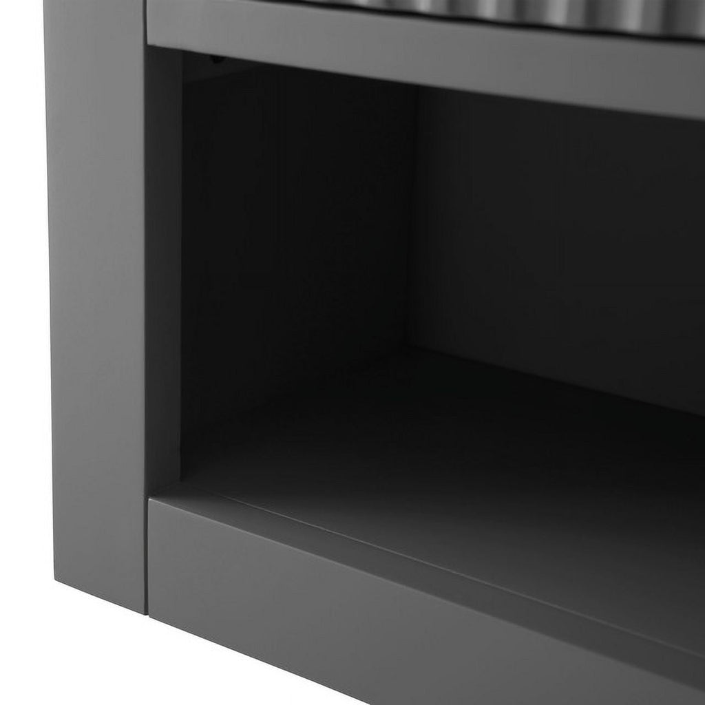 Linear Cashmere Gray / Matte Black