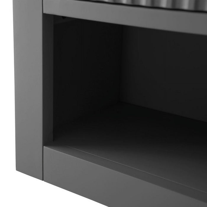 Linear Cashmere Gray / Matte Black