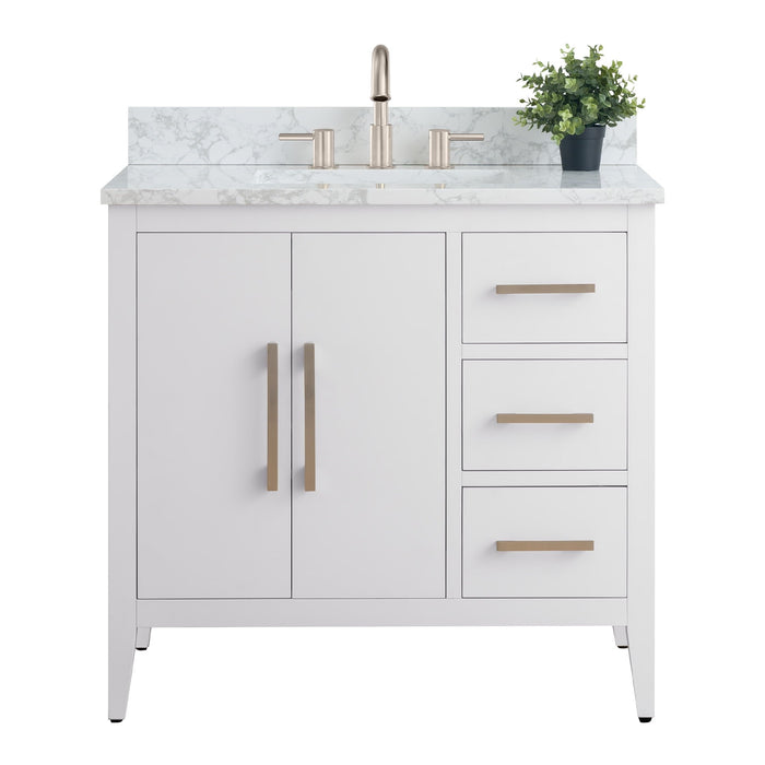 White / Brushed Nickel