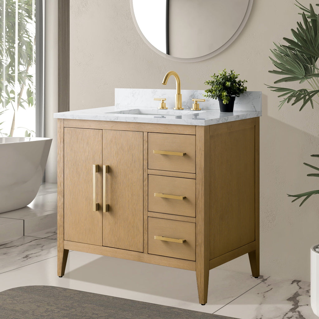 Natural Oak / Golden Brushed