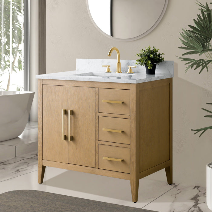 Natural Oak / Golden Brushed