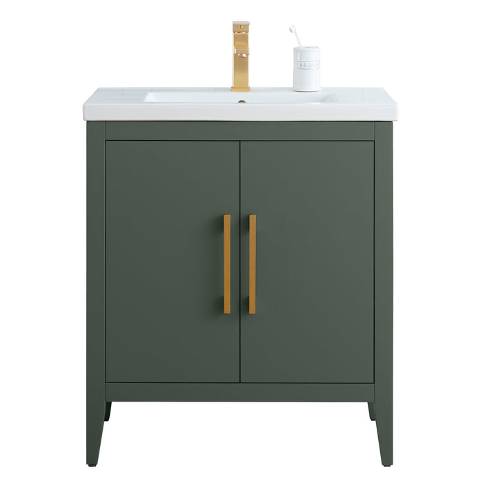 Vintage Green / Golden Brushed
