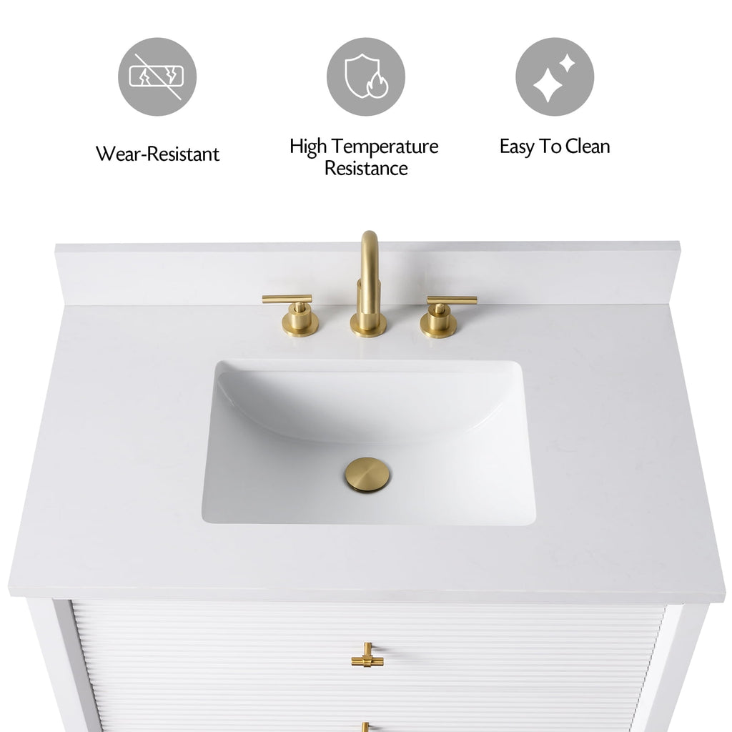 Linear White / Brushed Nickel