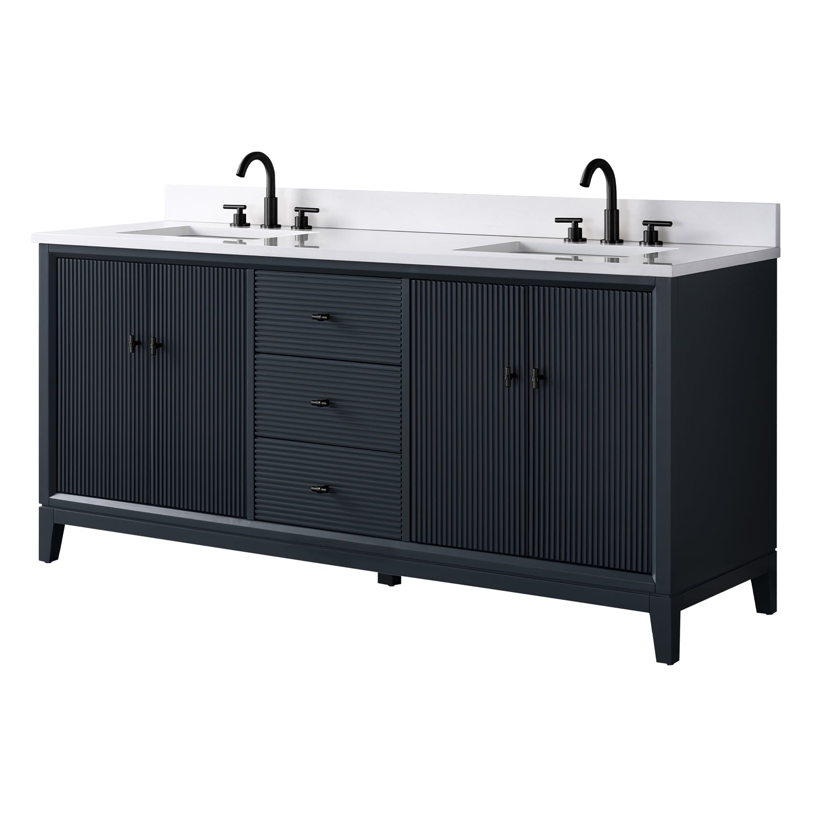 Linear Vintage Spruce Blue / Matte Black