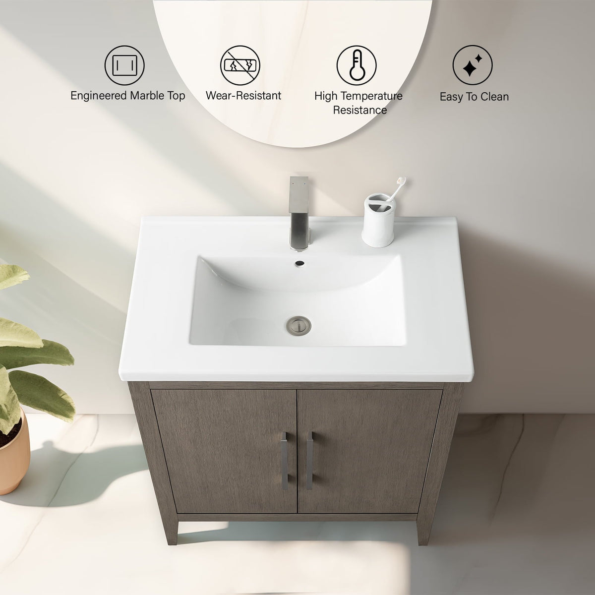 Driftwood Gray / Brushed Nickel