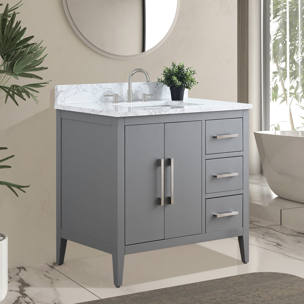 Cashmere Gray / Brushed Nickel