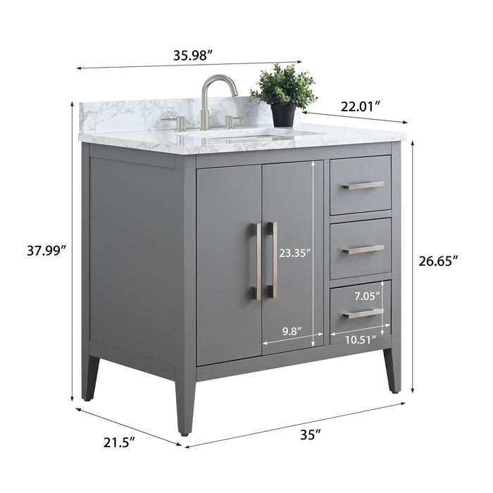 Cashmere Gray / Brushed Nickel