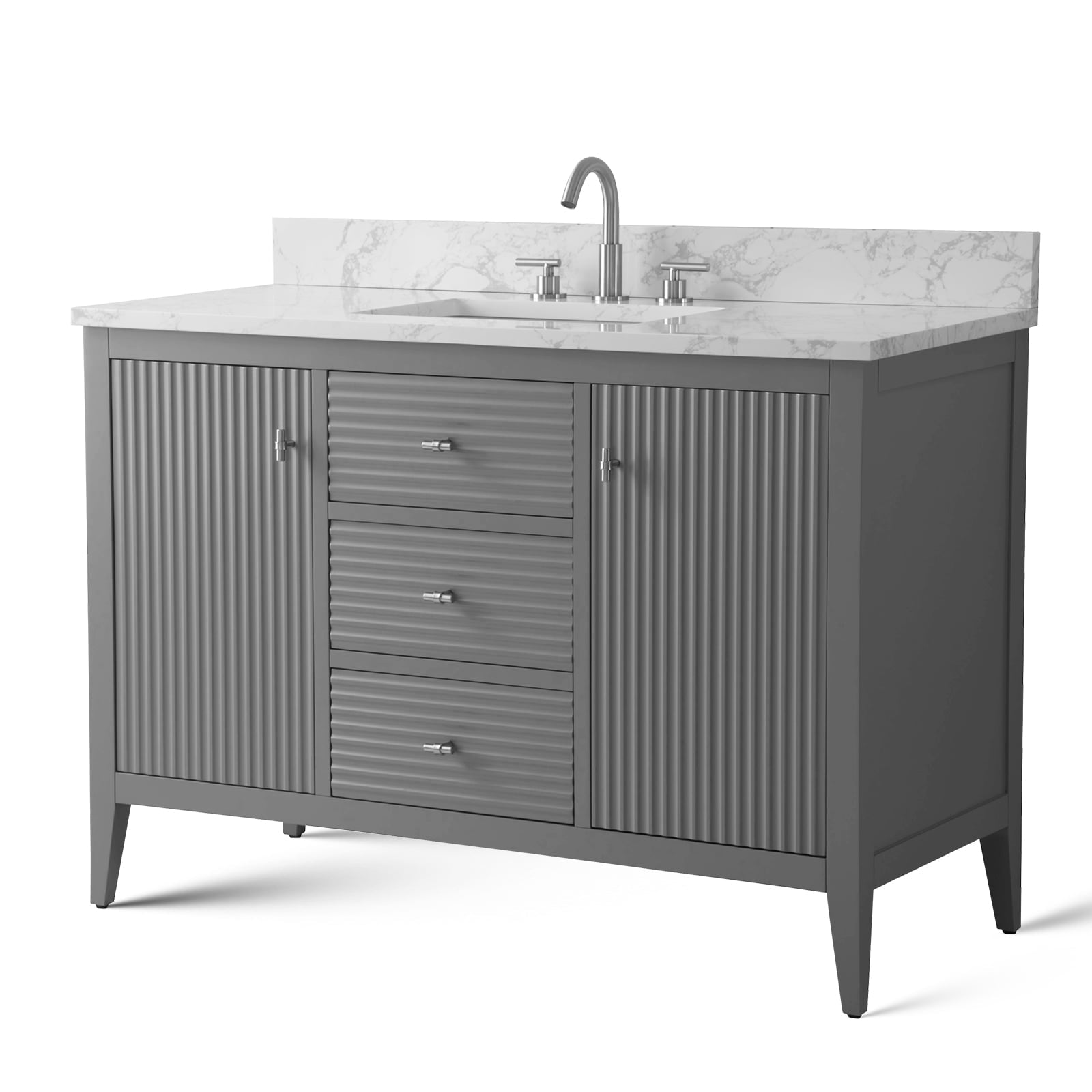 Linear Cashmere Gray / Brushed Nickel