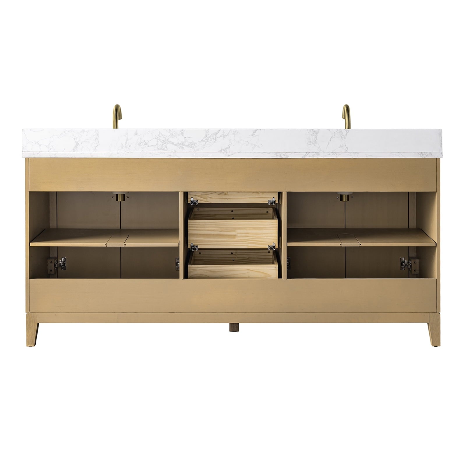 Linear Natural Oak / Golden Brushed