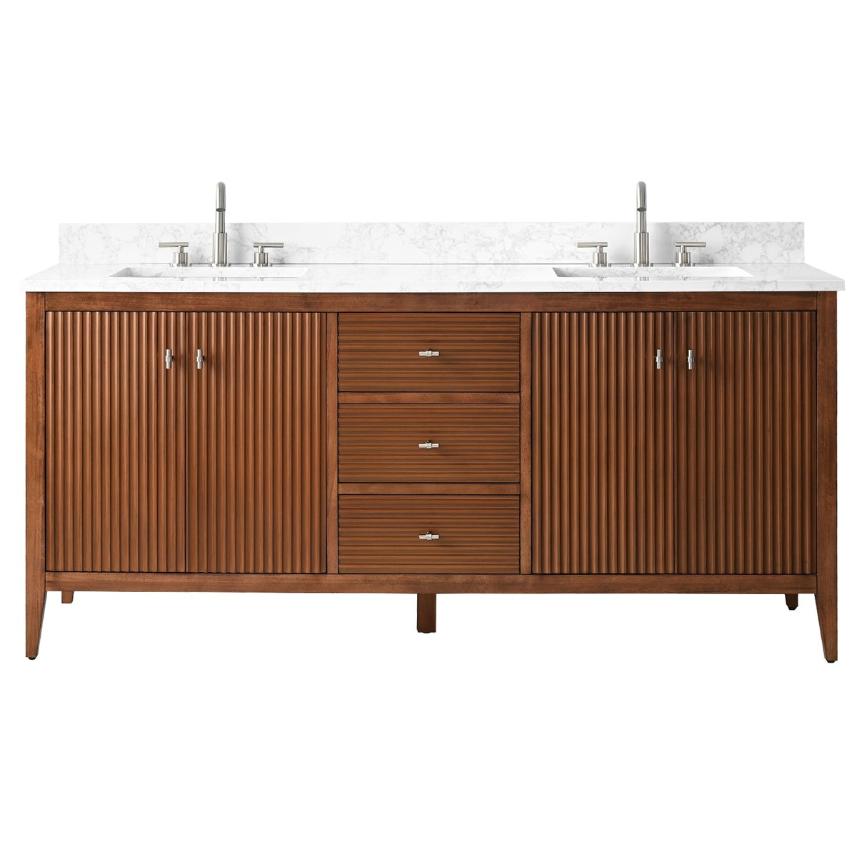 Linear Walnut / Brushed Nickel