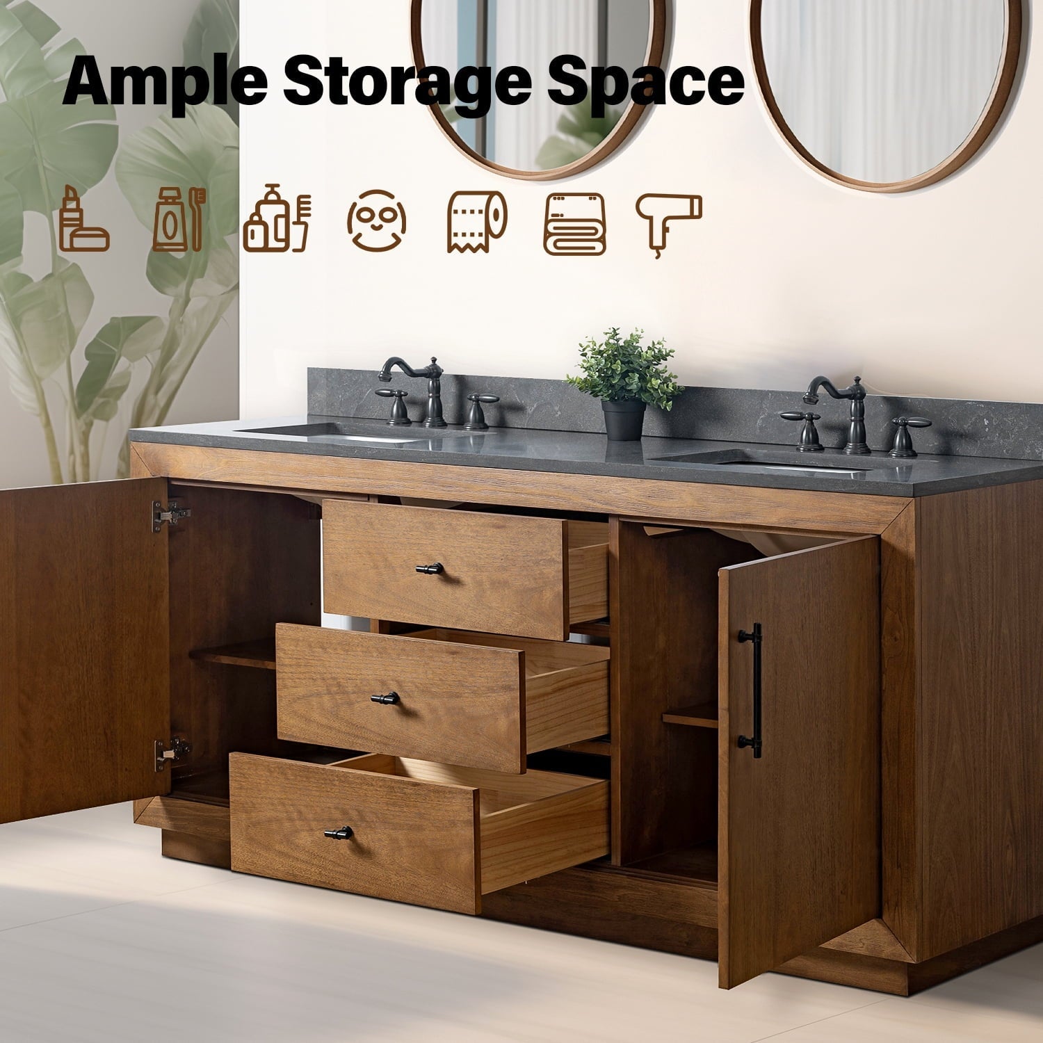 Tan / Black Limestone