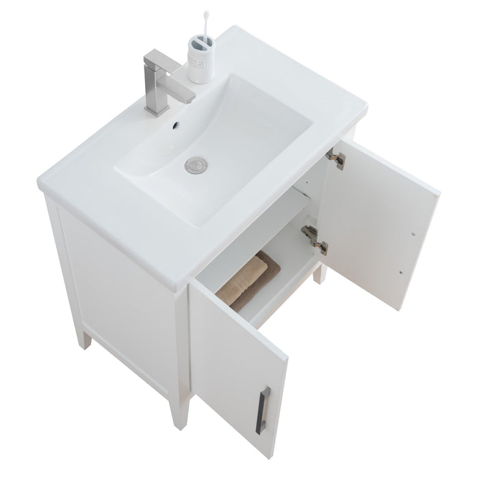 White / Brushed Nickel