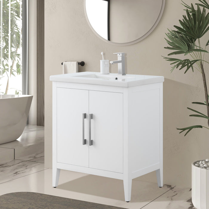 White / Brushed Nickel