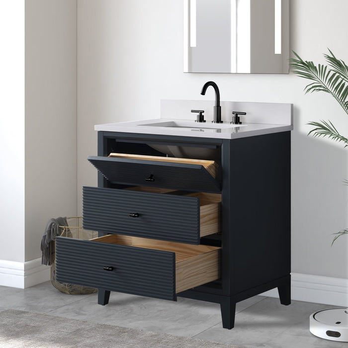Linear Vintage Spruce Blue / Matte Black