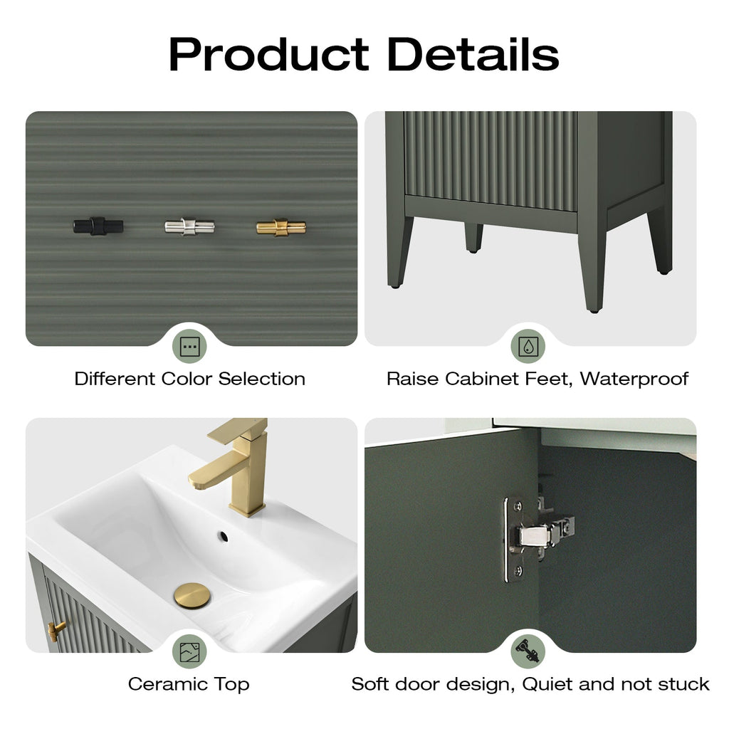Linear Vintage Green / Matte Black