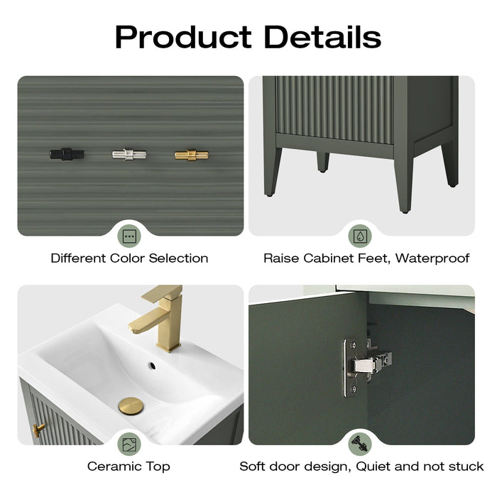 Linear Vintage Green / Matte Black