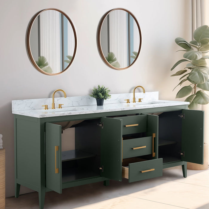 Vintage Green / Golden Brushed