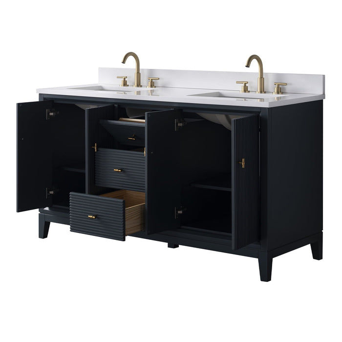 Linear Vintage Spruce Blue / Brushed Nickel