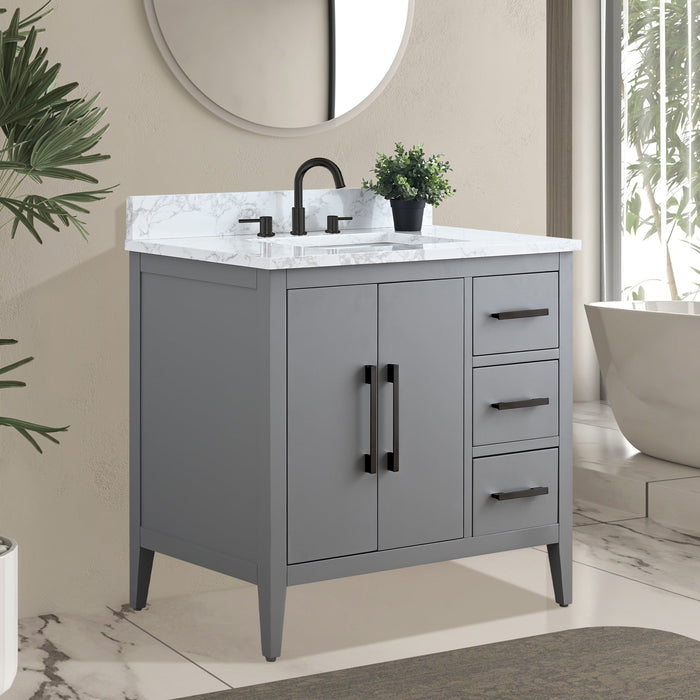 Cashmere Gray / Matte Black