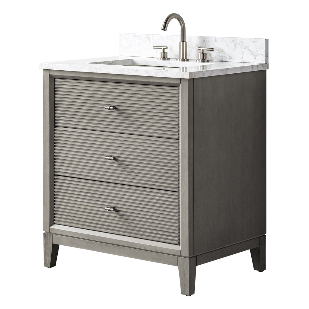 Linear Driftwood Gray / Brushed Nickel
