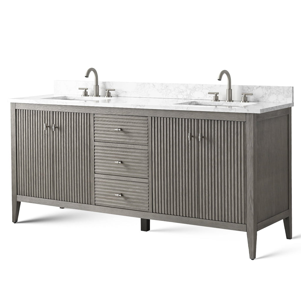 Linear Driftwood Gray / Brushed Nickel