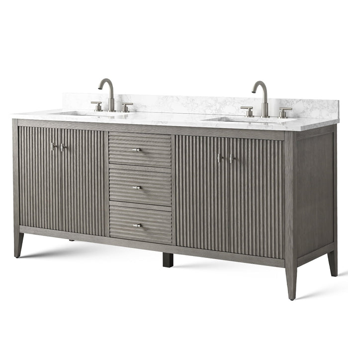 Linear Driftwood Gray / Brushed Nickel